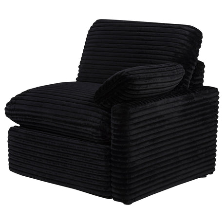 Collins Black Modular Power Loveseat from Coaster - Luna Furniture