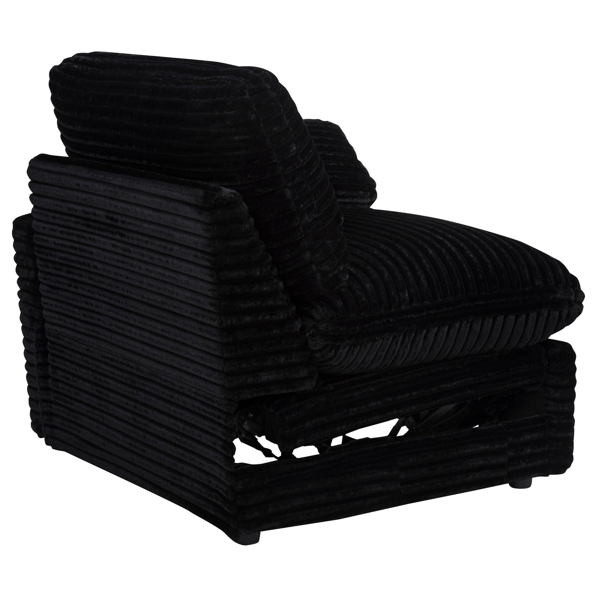 Collins Black Modular Power Loveseat from Coaster - Luna Furniture