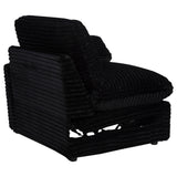 Collins Black Modular Power Loveseat from Coaster - Luna Furniture