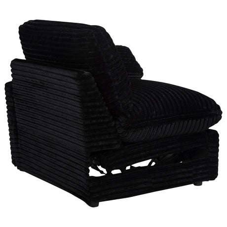 Collins Black Modular Power Loveseat from Coaster - Luna Furniture