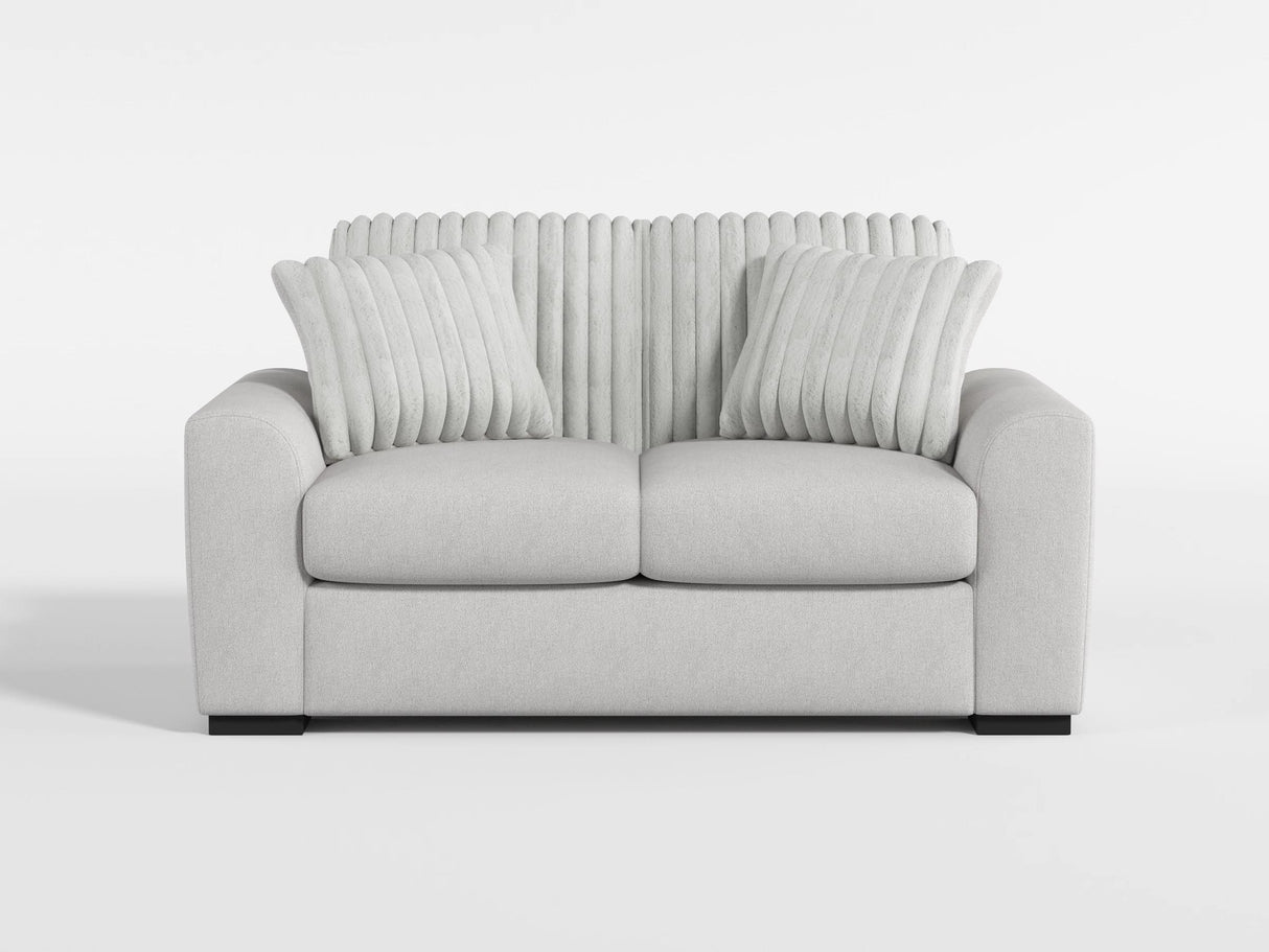 Athena Gray Loveseat from Homelegance - Luna Furniture
