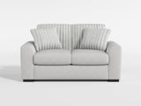 Athena Gray Loveseat from Homelegance - Luna Furniture