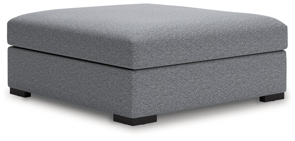 Bealton Salt and Pepper Oversized Accent Ottoman from Ashley - Luna Furniture