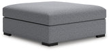 Bealton Salt and Pepper Oversized Accent Ottoman from Ashley - Luna Furniture