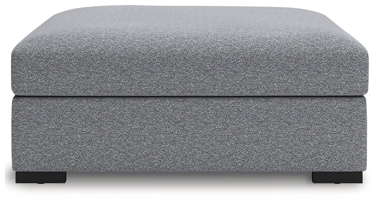 Bealton Salt and Pepper Oversized Accent Ottoman from Ashley - Luna Furniture