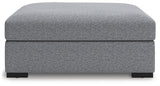 Bealton Salt and Pepper Oversized Accent Ottoman from Ashley - Luna Furniture