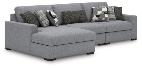 Bealton Salt and Pepper 3-Piece Sectional with Chaise from Ashley - Luna Furniture