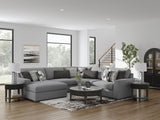 Bealton Salt and Pepper 5-Piece Sectional with Chaise from Ashley - Luna Furniture