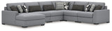 Bealton Salt and Pepper 6-Piece Sectional with Chaise from Ashley - Luna Furniture