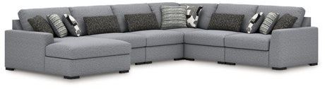 Bealton Salt and Pepper 6-Piece Sectional with Chaise from Ashley - Luna Furniture