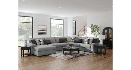 Bealton Salt and Pepper 6-Piece Sectional with Chaise from Ashley - Luna Furniture