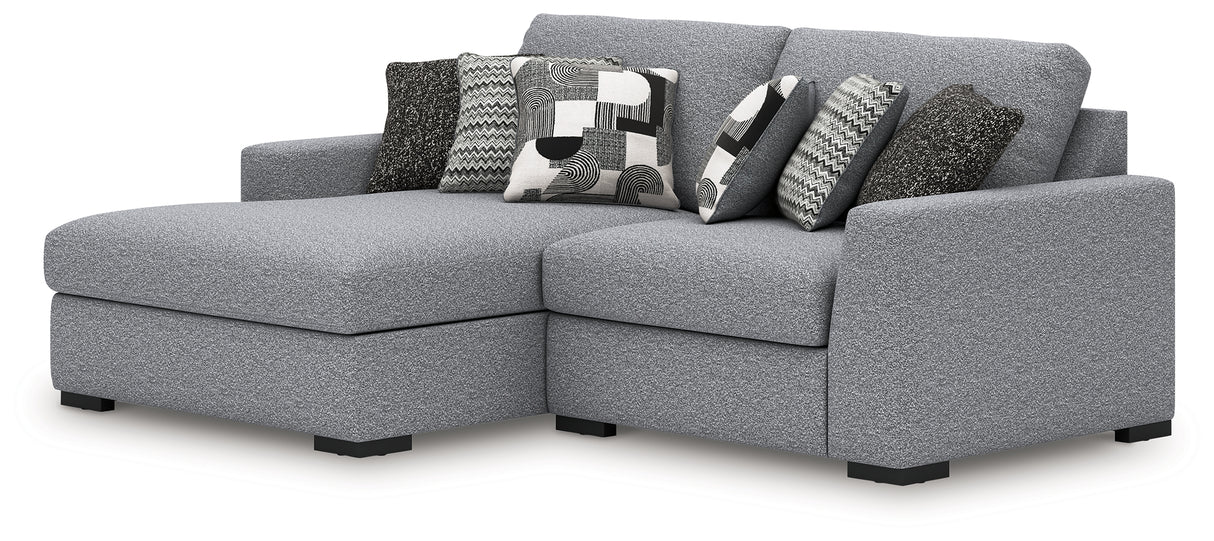 Bealton Salt and Pepper 2-Piece Sectional with Chaise from Ashley Furniture - Luna Furniture
