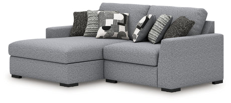 Bealton Salt and Pepper 2-Piece Sectional with Chaise from Ashley - Luna Furniture