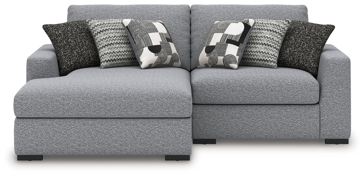 Bealton Salt and Pepper 2-Piece Sectional with Chaise from Ashley Furniture - Luna Furniture