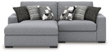 Bealton Salt and Pepper 2-Piece Sectional with Chaise from Ashley Furniture - Luna Furniture