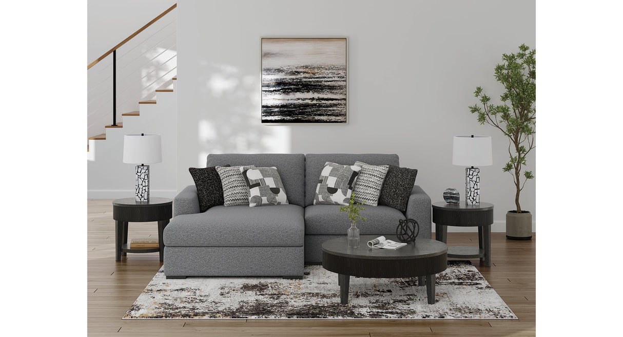 Bealton Salt and Pepper 2-Piece Sectional with Chaise from Ashley Furniture - Luna Furniture