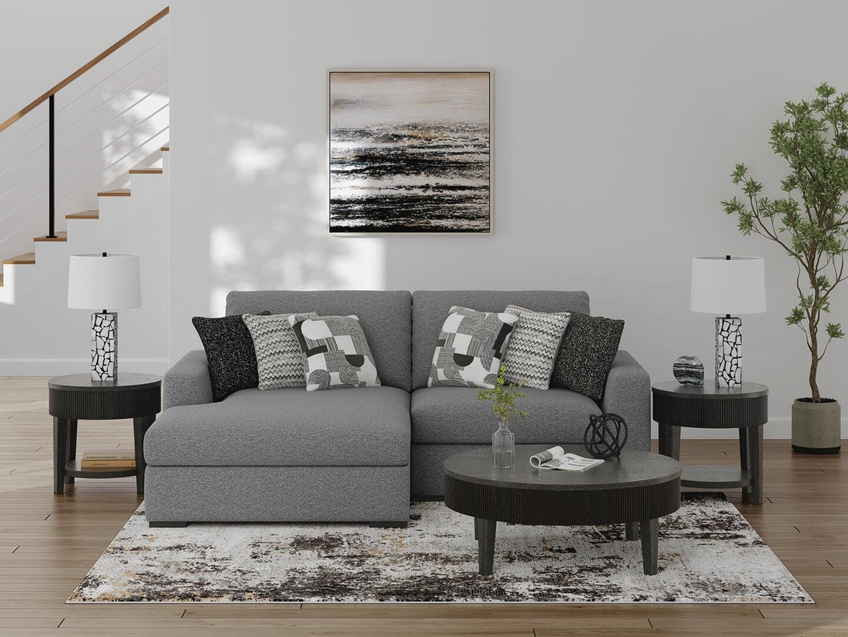 Bealton Salt and Pepper 2-Piece Sectional with Chaise from Ashley Furniture - Luna Furniture