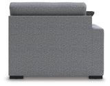 Bealton Salt and Pepper Left-Arm Facing Corner Chaise from Ashley - Luna Furniture