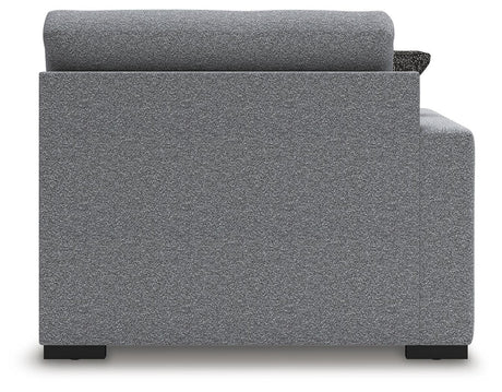 Bealton Salt and Pepper Left-Arm Facing Corner Chaise from Ashley Furniture - Luna Furniture