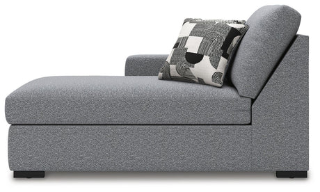 Bealton Salt and Pepper Left-Arm Facing Corner Chaise from Ashley Furniture - Luna Furniture