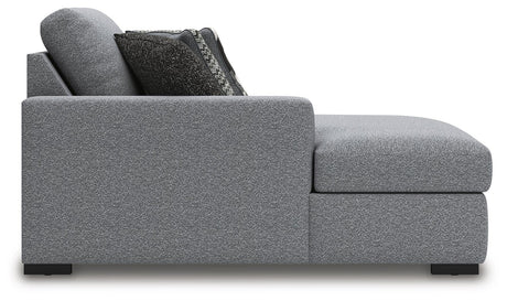 Bealton Salt and Pepper Left-Arm Facing Corner Chaise from Ashley Furniture - Luna Furniture