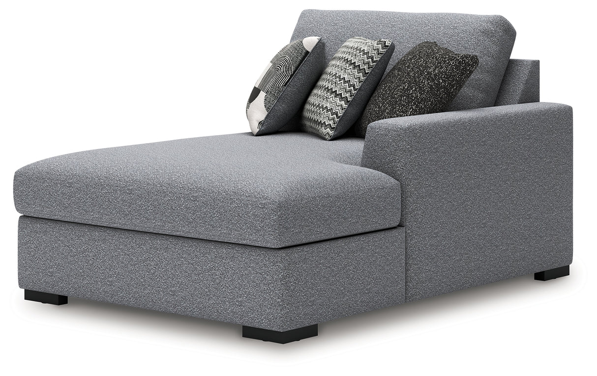 Bealton Salt and Pepper Right-Arm Facing Corner Chaise from Ashley - Luna Furniture