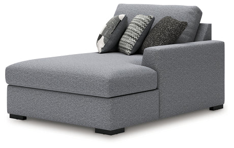 Bealton Salt and Pepper Right-Arm Facing Corner Chaise from Ashley Furniture - Luna Furniture