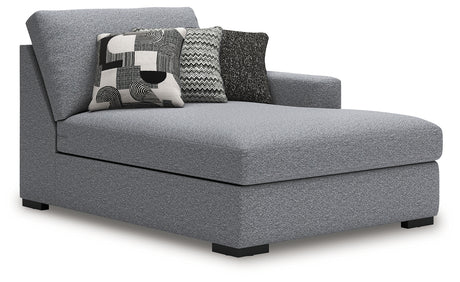 Bealton Salt and Pepper Right-Arm Facing Corner Chaise from Ashley Furniture - Luna Furniture