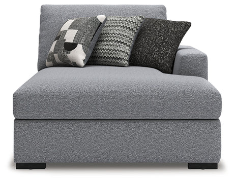 Bealton Salt and Pepper Right-Arm Facing Corner Chaise from Ashley Furniture - Luna Furniture