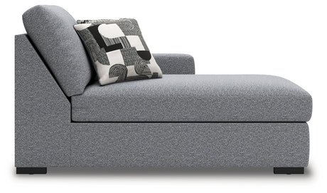 Bealton Salt and Pepper Right-Arm Facing Corner Chaise from Ashley Furniture - Luna Furniture