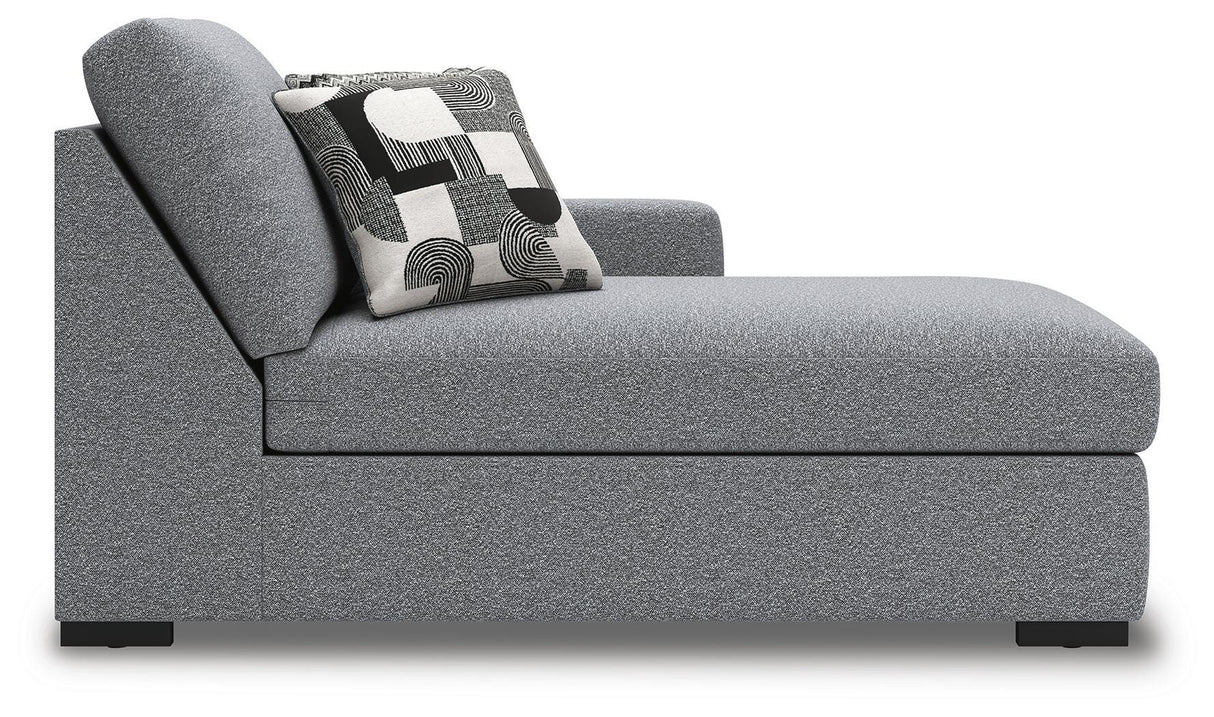 Bealton Salt and Pepper Right-Arm Facing Corner Chaise from Ashley - Luna Furniture