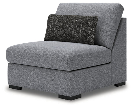 Bealton Salt and Pepper Armless Chair from Ashley Furniture - Luna Furniture