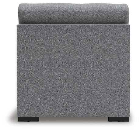 Bealton Salt and Pepper Armless Chair from Ashley Furniture - Luna Furniture