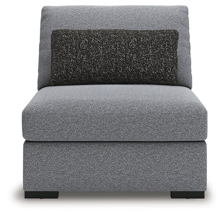 Bealton Salt and Pepper Armless Chair from Ashley Furniture - Luna Furniture