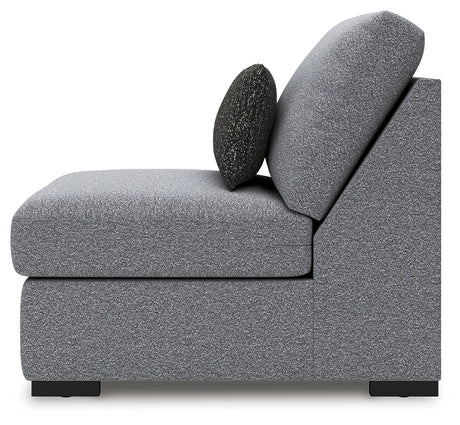 Bealton Salt and Pepper Armless Chair from Ashley Furniture - Luna Furniture