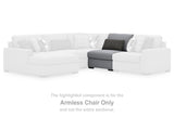Bealton Salt and Pepper Armless Chair from Ashley - Luna Furniture