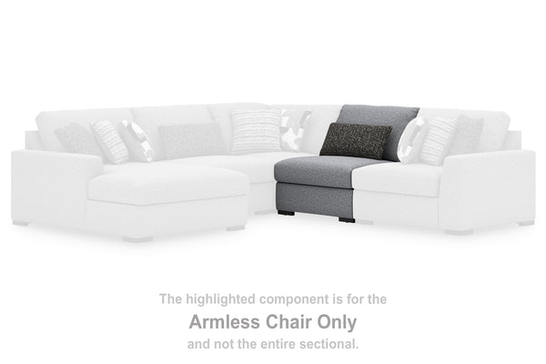 Bealton Salt and Pepper Armless Chair