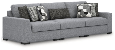 Bealton Salt and Pepper 3-Piece Sectional Sofa from Ashley Furniture - Luna Furniture
