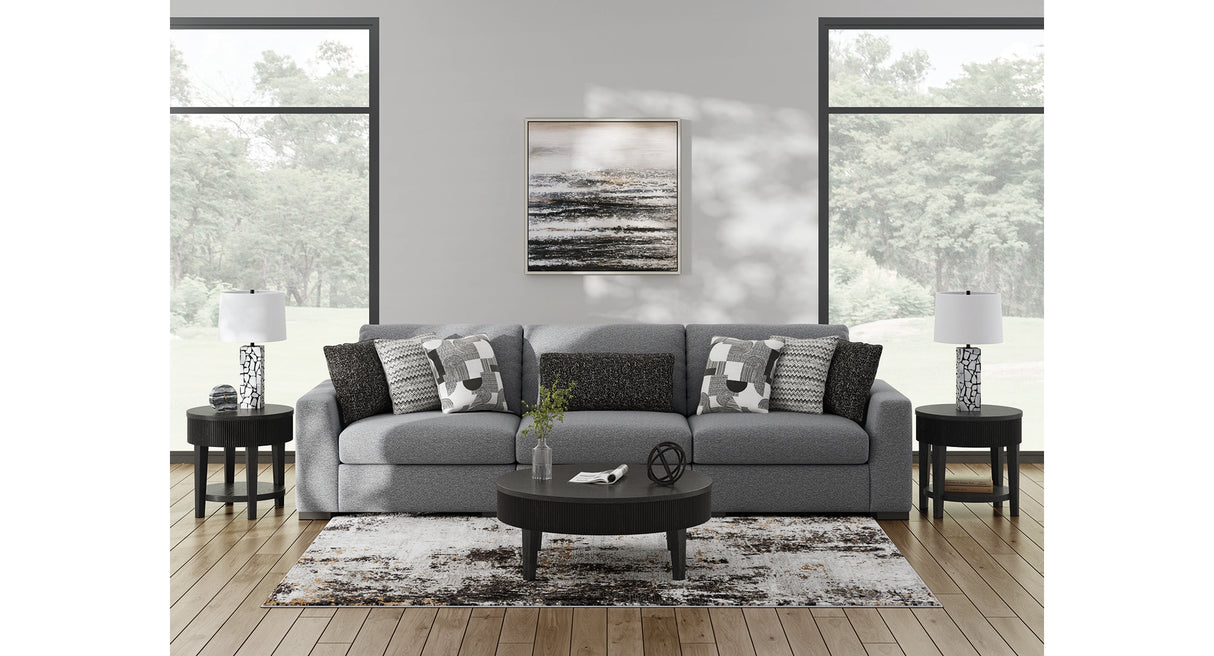 Bealton Salt and Pepper 3-Piece Sectional Sofa from Ashley Furniture - Luna Furniture