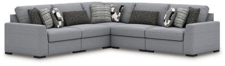 Bealton Salt and Pepper 5-Piece Sectional from Ashley - Luna Furniture