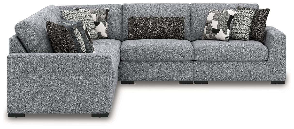 Bealton Salt and Pepper 5-Piece Sectional from Ashley - Luna Furniture