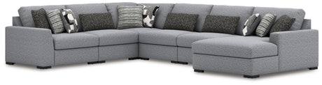 Bealton Salt and Pepper 6-Piece Sectional with Chaise from Ashley - Luna Furniture