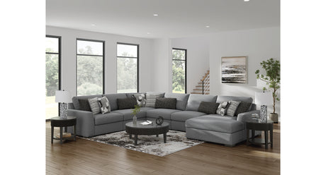 Bealton Salt and Pepper 6-Piece Sectional with Chaise from Ashley - Luna Furniture