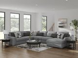 Bealton Salt and Pepper 6-Piece Sectional with Chaise from Ashley Furniture - Luna Furniture