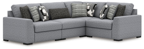 Bealton Salt and Pepper 4-Piece Sectional from Ashley - Luna Furniture