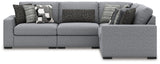 Bealton Salt and Pepper 4-Piece Sectional from Ashley - Luna Furniture