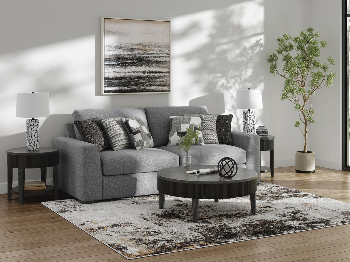Bealton Salt and Pepper 2-Piece Sectional Loveseat from Ashley - Luna Furniture