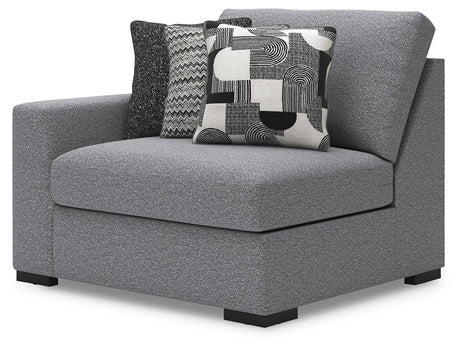 Bealton Salt and Pepper Left-Arm Facing Corner Chair from Ashley - Luna Furniture