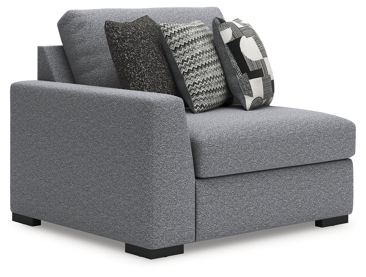 Bealton Salt and Pepper Left-Arm Facing Corner Chair from Ashley Furniture - Luna Furniture