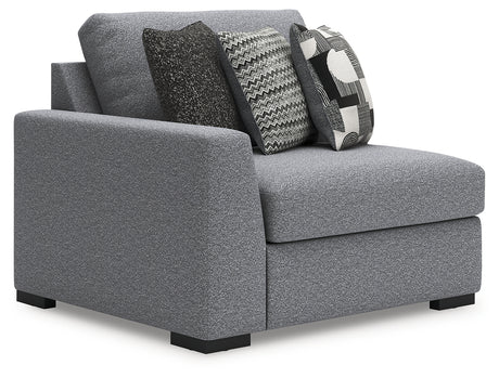Bealton Salt and Pepper Left-Arm Facing Corner Chair from Ashley - Luna Furniture